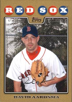 2008 Topps Updates & Highlights - Gold #UH86 David Aardsma Front