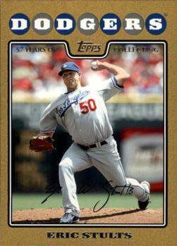 2008 Topps Updates & Highlights - Gold #UH162 Eric Stults Front