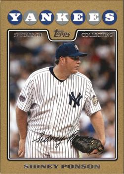 2008 Topps Updates & Highlights - Gold #UH182 Sidney Ponson Front