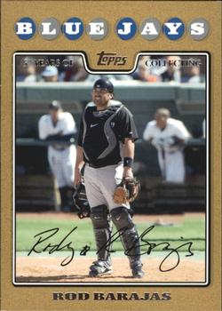 2008 Topps Updates & Highlights - Gold #UH187 Rod Barajas Front