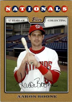 2008 Topps Updates & Highlights - Gold #UH259 Aaron Boone Front