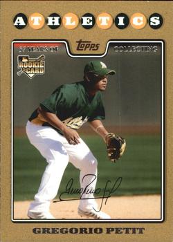 2008 Topps Updates & Highlights - Gold #UH267 Gregorio Petit Front