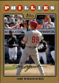 2008 Topps Updates & Highlights - Gold #UH278 So Taguchi Front
