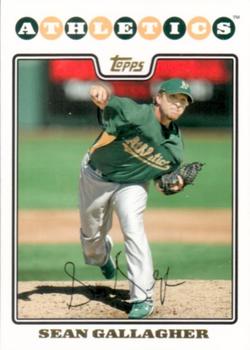 2008 Topps Updates & Highlights - Gold Foil #UH97 Sean Gallagher Front