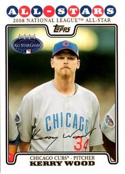 2008 Topps Updates & Highlights - Gold Foil #UH208 Kerry Wood Front