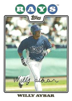 2008 Topps Updates & Highlights - Gold Foil #UH217 Willy Aybar Front