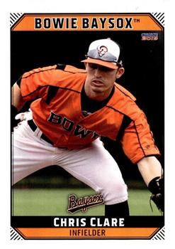 2019 Choice Bowie Baysox #6 Chris Clare Front