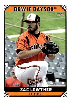 2019 Choice Bowie Baysox #13 Zac Lowther Front