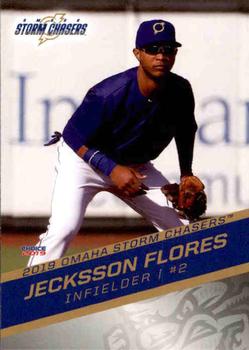 2019 Choice Omaha Storm Chasers #2 Jecksson Flores Front