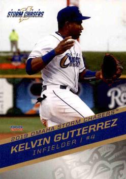 2019 Choice Omaha Storm Chasers #4 Kelvin Gutierrez Front