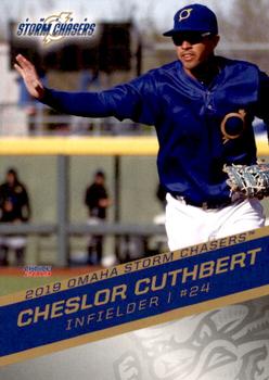 2019 Choice Omaha Storm Chasers #11 Cheslor Cuthbert Front