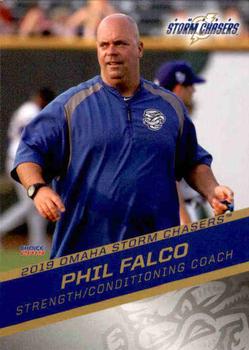 2019 Choice Omaha Storm Chasers #29 Phil Falco Front