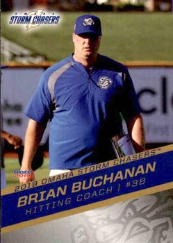 2019 Choice Omaha Storm Chasers #31 Brian Buchanan Front