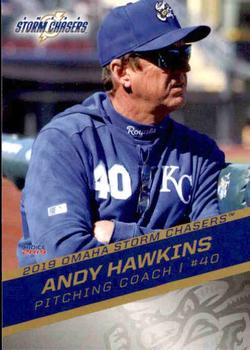 2019 Choice Omaha Storm Chasers #32 Andy Hawkins Front