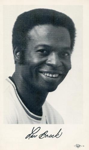 1976 St. Louis Cardinals Photocards #NNO Lou Brock Front