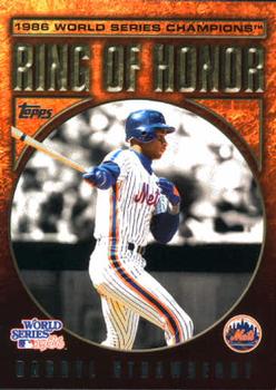 2008 Topps Updates & Highlights - Ring of Honor: 1986 New York Mets #MRH-DS Darryl Strawberry Front