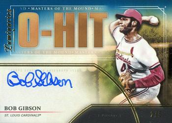 2020 Topps Luminaries - Masters of the Mound Autographs Blue #MOM-BG Bob Gibson Front