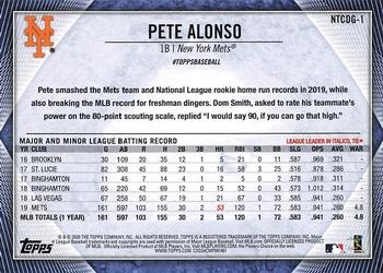2020 Topps National Baseball Card Day - Incentive Cards #NTCDG-1 Pete Alonso Back