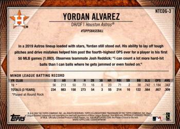 2020 Topps National Baseball Card Day - Incentive Cards #NTCDG-3 Yordan Alvarez Back