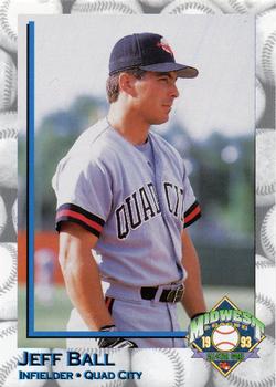 1993 Midwest League All-Stars #NNO Jeff Ball Front