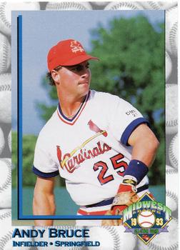1993 Midwest League All-Stars #NNO Andy Bruce Front