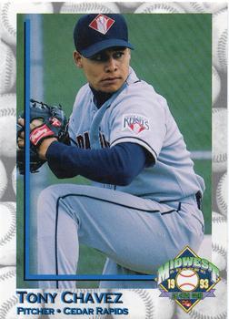 1993 Midwest League All-Stars #NNO Tony Chavez Front