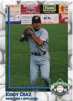 1993 Midwest League All-Stars #NNO Eddy Diaz Front