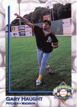 1993 Midwest League All-Stars #NNO Gary Haught Front