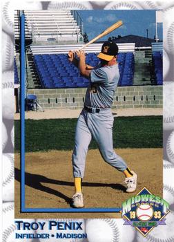 1993 Midwest League All-Stars #NNO Troy Penix Front