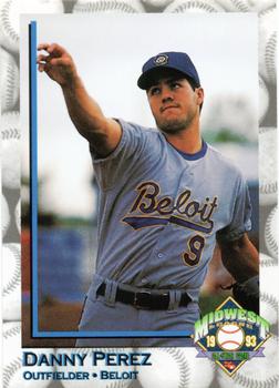 1993 Midwest League All-Stars #NNO Danny Perez Front