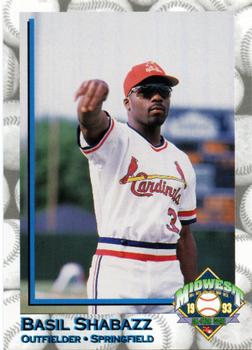 1993 Midwest League All-Stars #NNO Basil Shabazz Front