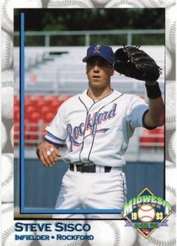 1993 Midwest League All-Stars #NNO Steve Sisco Front