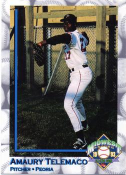 1993 Midwest League All-Stars #NNO Amaury Telemaco Front