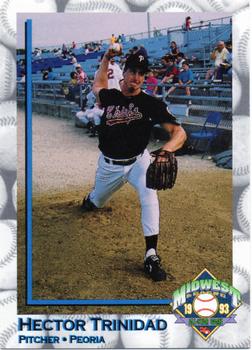 1993 Midwest League All-Stars #NNO Hector Trinidad Front