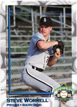 1993 Midwest League All-Stars #NNO Steve Worrell Front