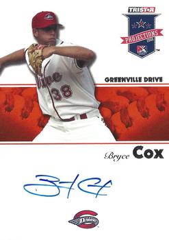 2008 TriStar PROjections - Autographs #25 Bryce Cox Front