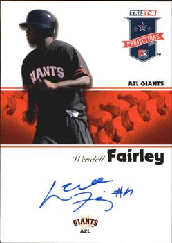 2008 TriStar PROjections - Autographs #81 Wendell Fairley Front