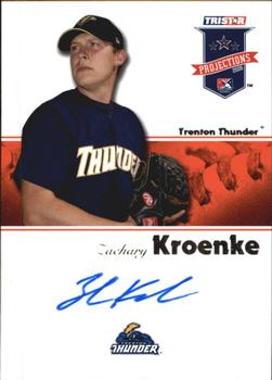 2008 TriStar PROjections - Autographs #209 Zach Kroenke Front