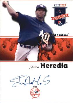 2008 TriStar PROjections - Autographs #212 Jairo Heredia Front