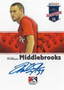 2008 TriStar PROjections - Autographs #213 Will Middlebrooks Front