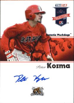 2008 TriStar PROjections - Autographs #220 Pete Kozma Front