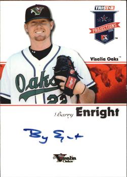 2008 TriStar PROjections - Autographs #287 Barry Enright Front