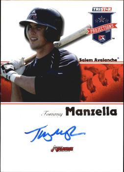 2008 TriStar PROjections - Autographs #393 Tommy Manzella Front