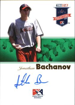 2008 TriStar PROjections - Autographs Green #269 Jonathan Bachanov Front
