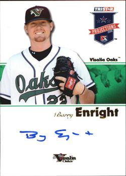2008 TriStar PROjections - Autographs Green #287 Barry Enright Front