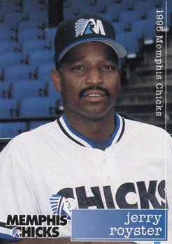 1995 Sonic Memphis Chicks #1 Jerry Royster Front