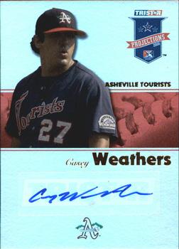 2008 TriStar PROjections - Autographs Reflectives #160 Casey Weathers Front