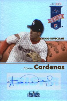 2008 TriStar PROjections - Autographs Reflectives Orange #126 Adrian Cardenas Front