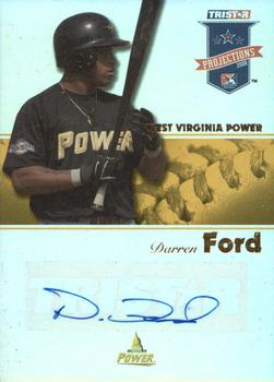 2008 TriStar PROjections - Autographs Reflectives Yellow #83 Darren Ford Front