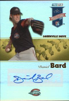 2008 TriStar PROjections - Autographs Reflectives Yellow #127 Daniel Bard Front